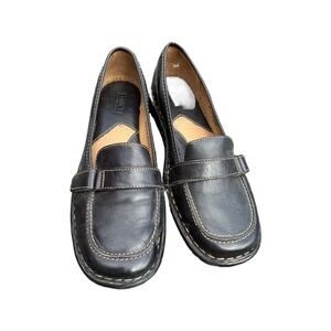 Born Dark Leather Loafers